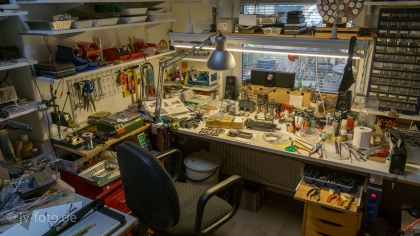 Blick in meine Bastelwerkstatt