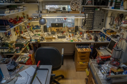 Blick in meine Bastelwerkstatt