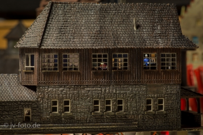 Stellwerk mit Innenbeleuchtung